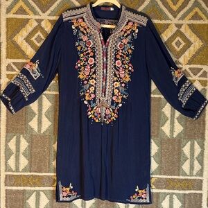 Johnny Was “Basilla Embroidered Dress”. New with tags.